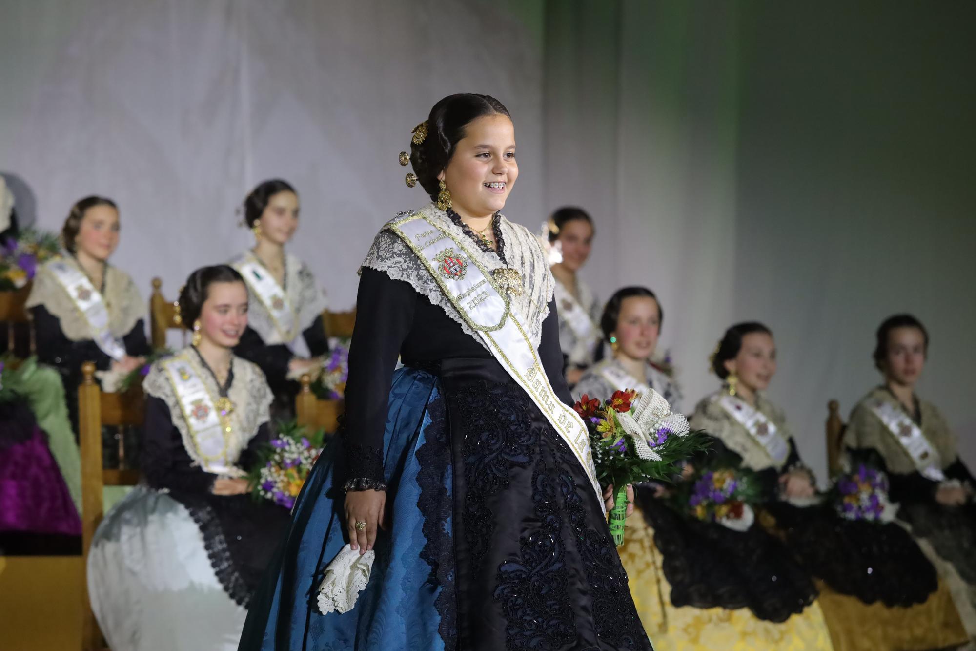 Galania a la reina infantil de las fiestas de la Magdalena