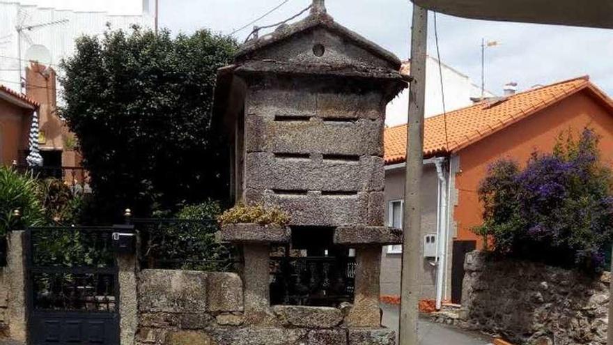 El efecto de las obras de A Graña que denuncian los vecinos. // FdV