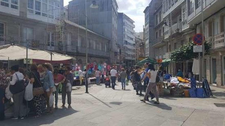 Un aspecto de la ampliación del mercadillo. // S.A.