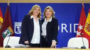 Sanz e Hidalgo durante la rueda de prensa posterior a la Junta de Gobierno de este jueves.