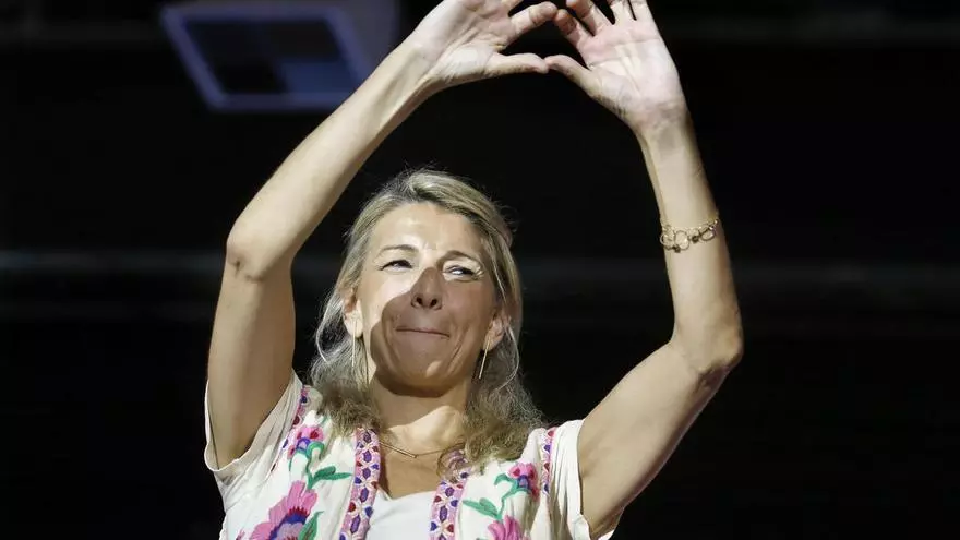 Yolanda Díaz: “Sumar es la fuerza decisiva, la que coloca a VOX y a Feijóo en la oposición”