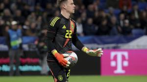 Archivo - El portero alemán Marc-André Ter Stegen en un partido con la selección.
