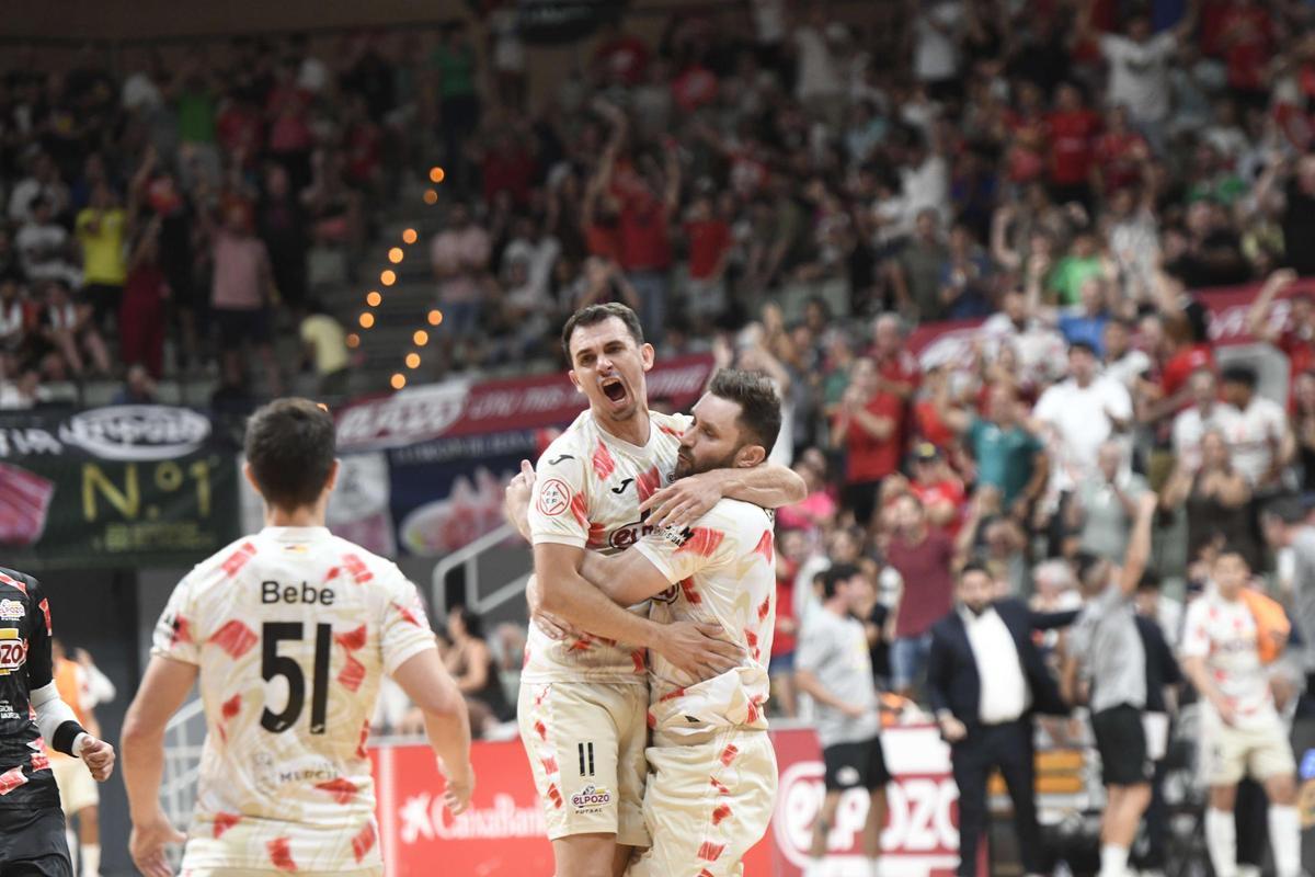 La clasificación de ElPozo Murcia a la final de liga, en imágenes