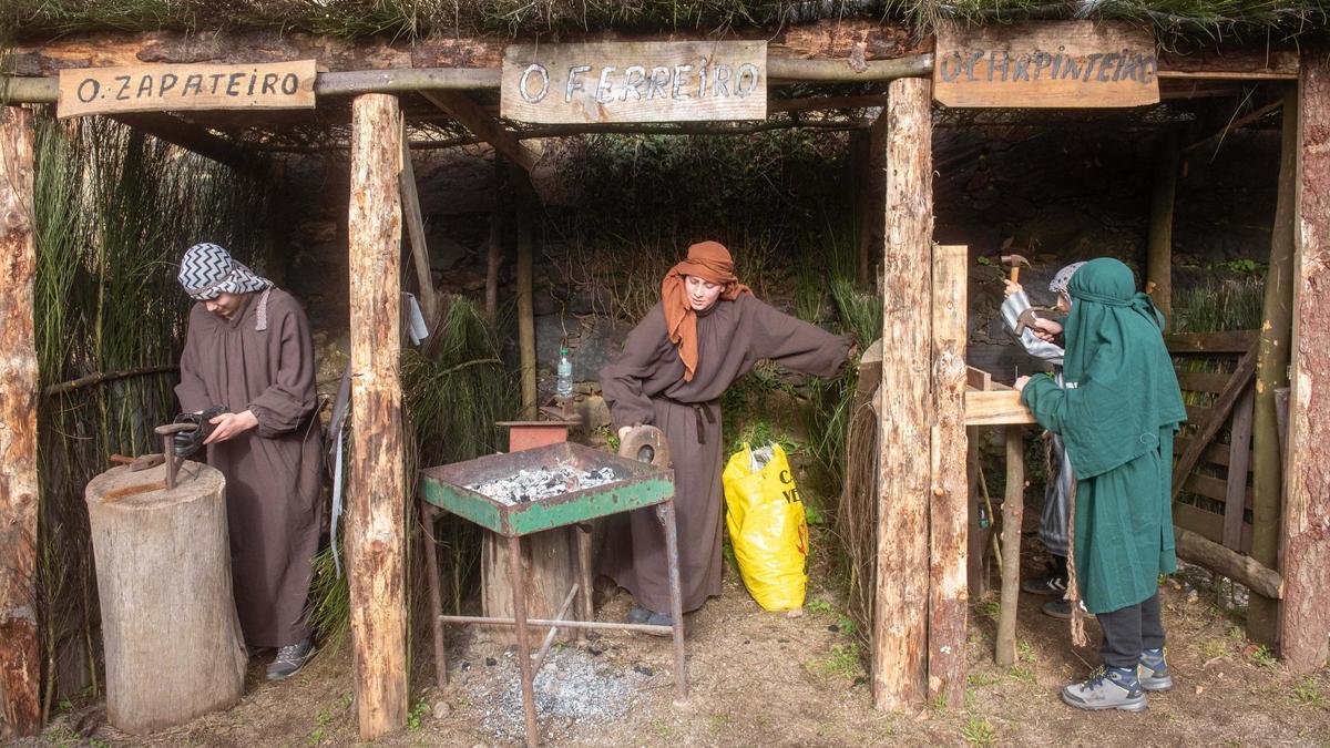 El belén de Bribes más multitudinario