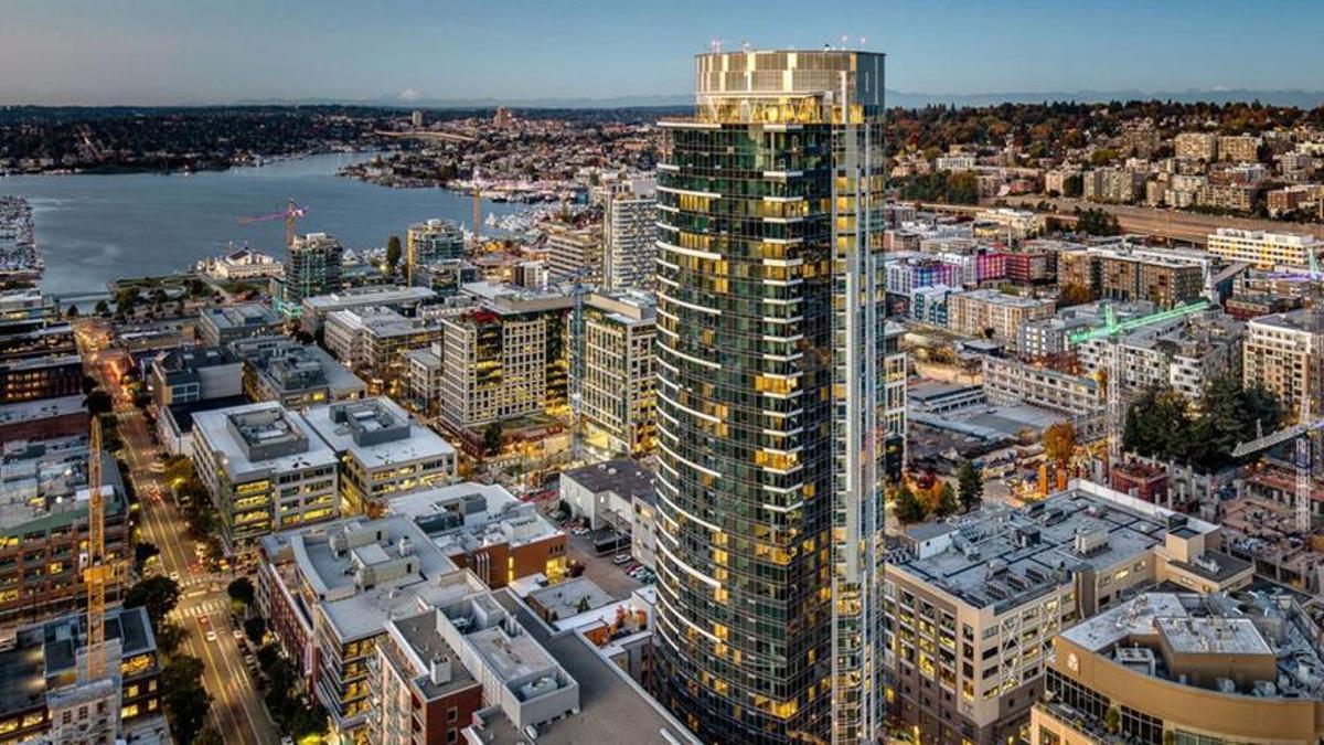 La torre Kiara en Seattle, última adquisición de Amancio Ortega por 300 millones de euros.