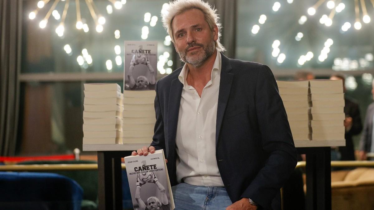 Cañizares, durante la presentación de su libro