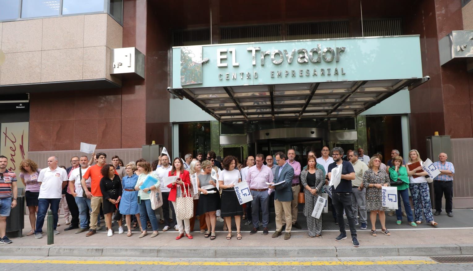 Protesta de los inspectores de trabajo en Zaragoza