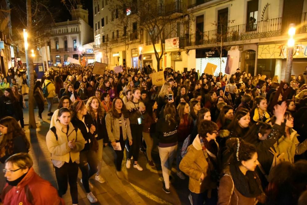 Manifestació feminista a Manresa