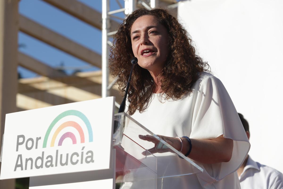 Las imágenes del mitin de precampaña de Alberto Garzón en Málaga