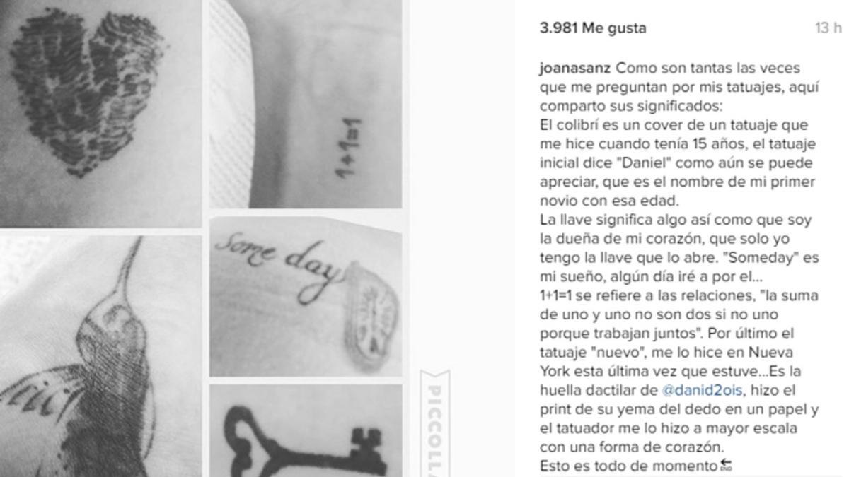 Estos son los tatuajes de la novia de Dani Alves
