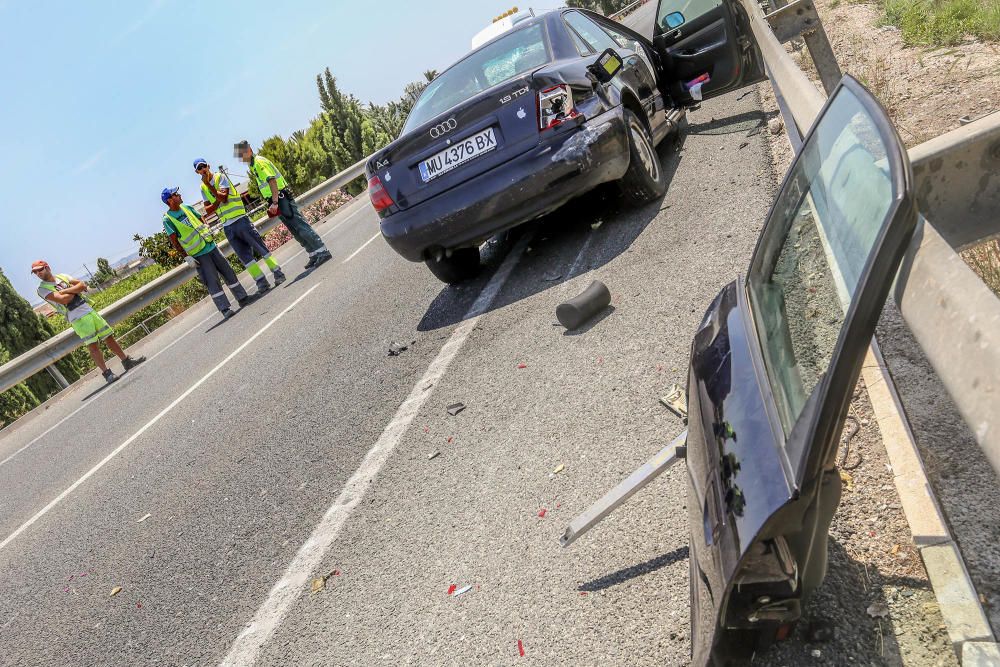 Ocho heridos en un accidente de tráfico en Callosa