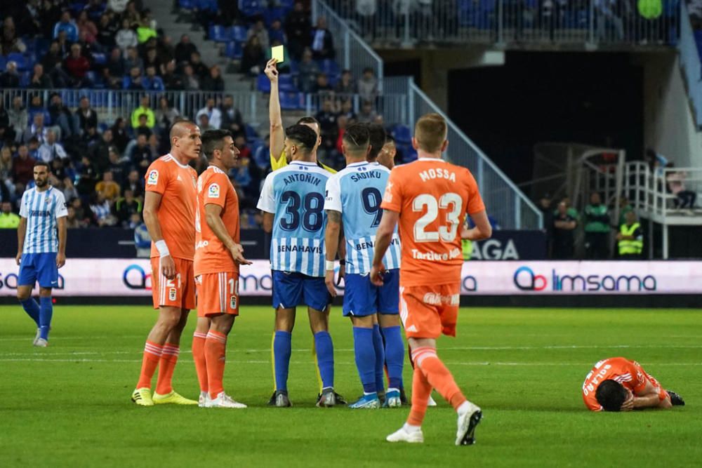 Málaga vs Oviedo en imágenes