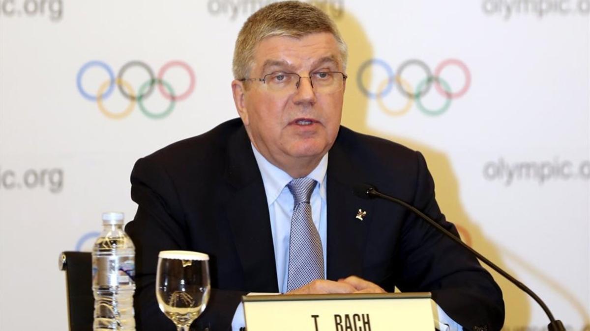 Thomas Bach, presidente del Comité Olímpico Internacional