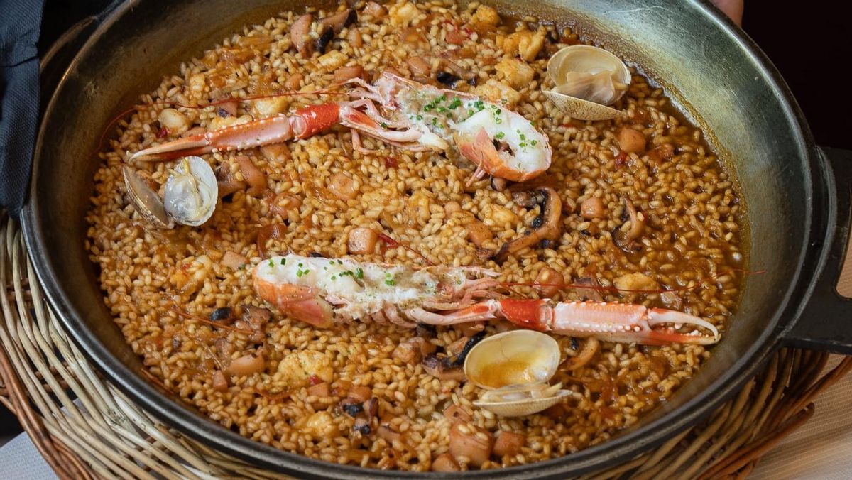 Arroz de gambas de Palamós del restaurante Filigrana.