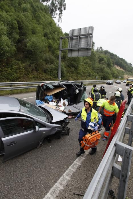 Accidente en la autovía minera