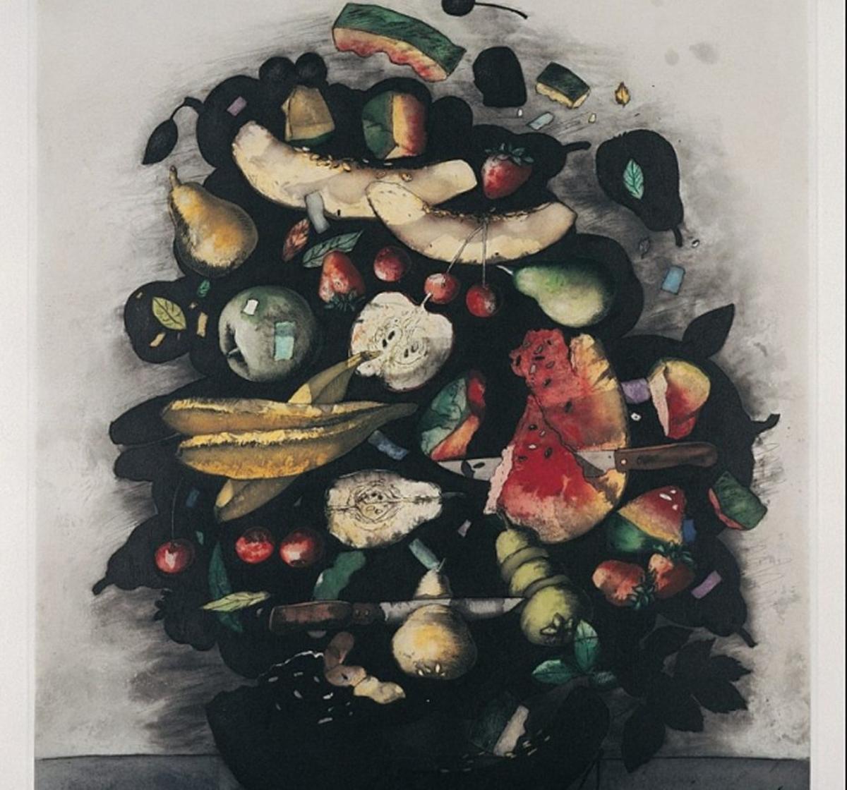 Obra de Cristóbal Toral «Composición con frutas».