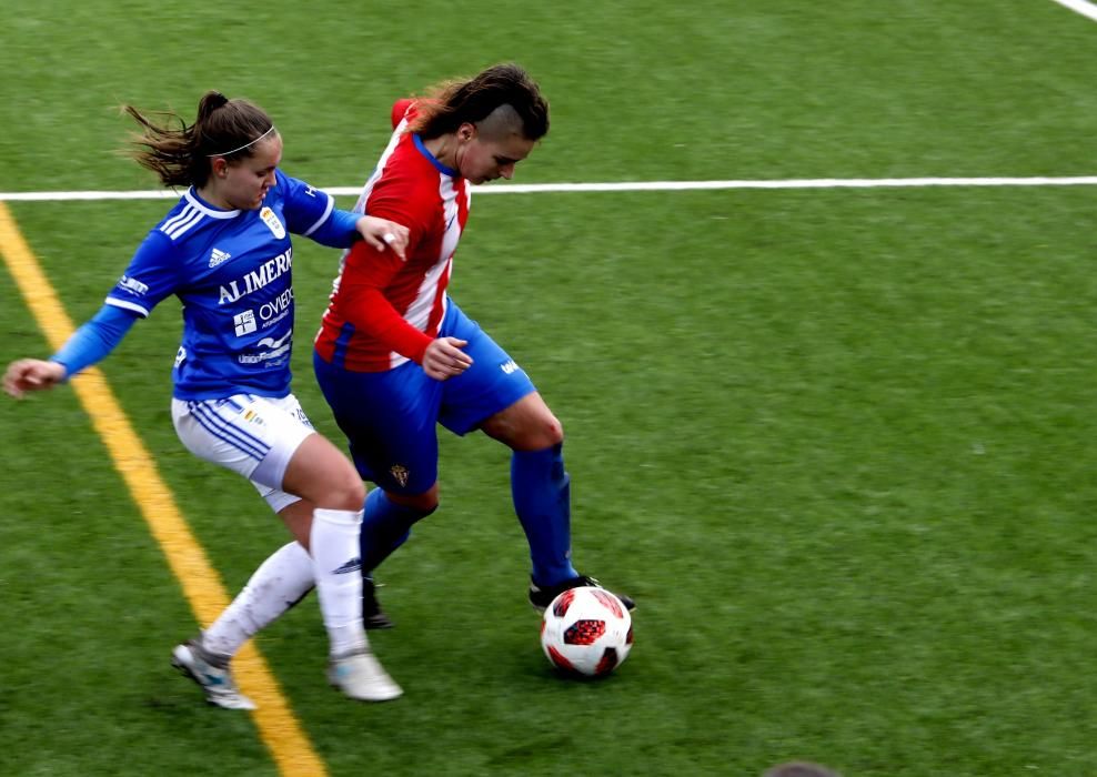 El derbi femenino entre el Sporting y el Oviedo