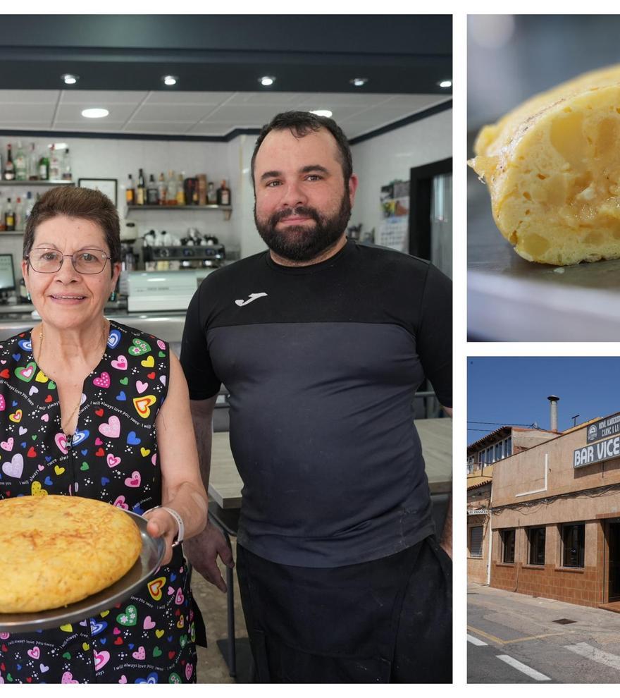 La mejor tortilla de patata de Castellón: El bar Vicentín de Onda &#039;pasa&#039; de la cebolla