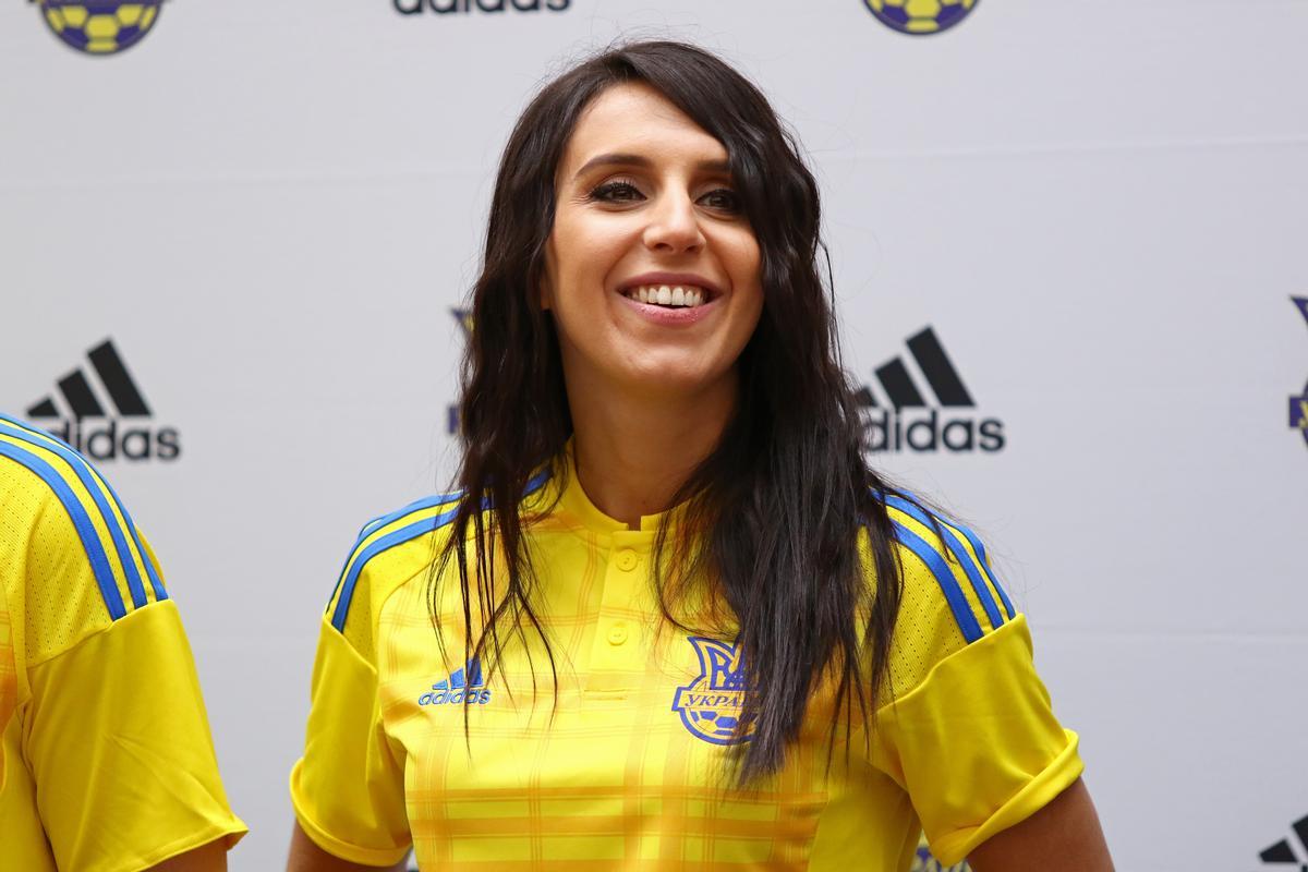 Jamala, en un acto público.