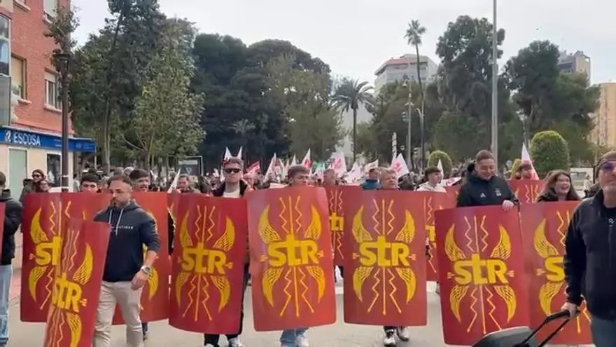 Los trabajadores de Sabic se manifiestan este martes en Cartagena