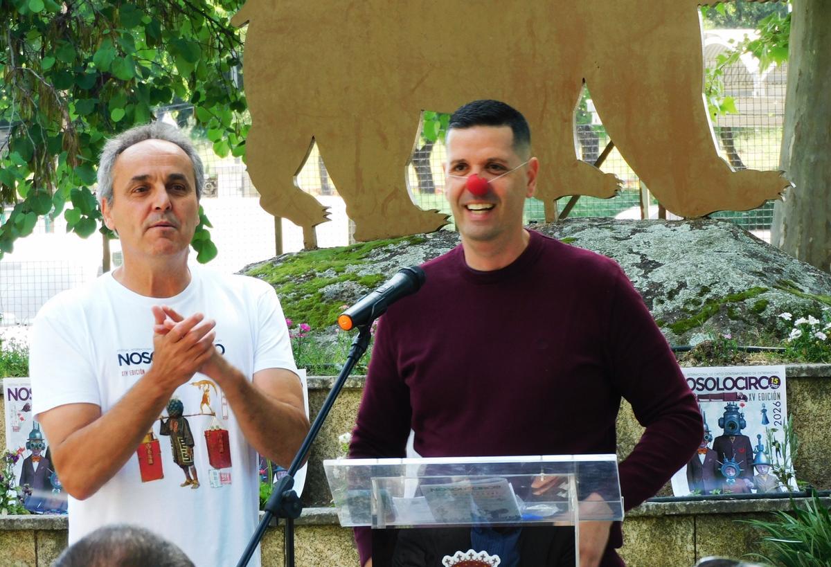 Miembros de Asaco Producciones, en la presentación del festival.
