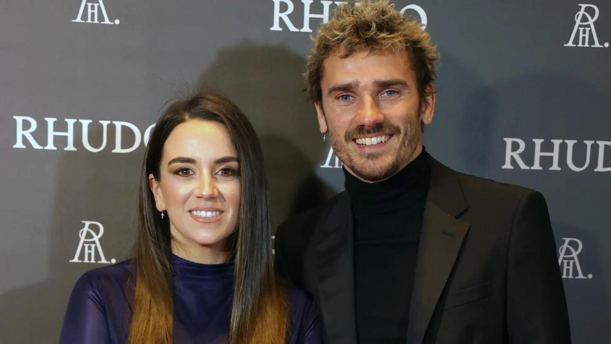 Antoine Griezmann y su esposa Erika Choperena