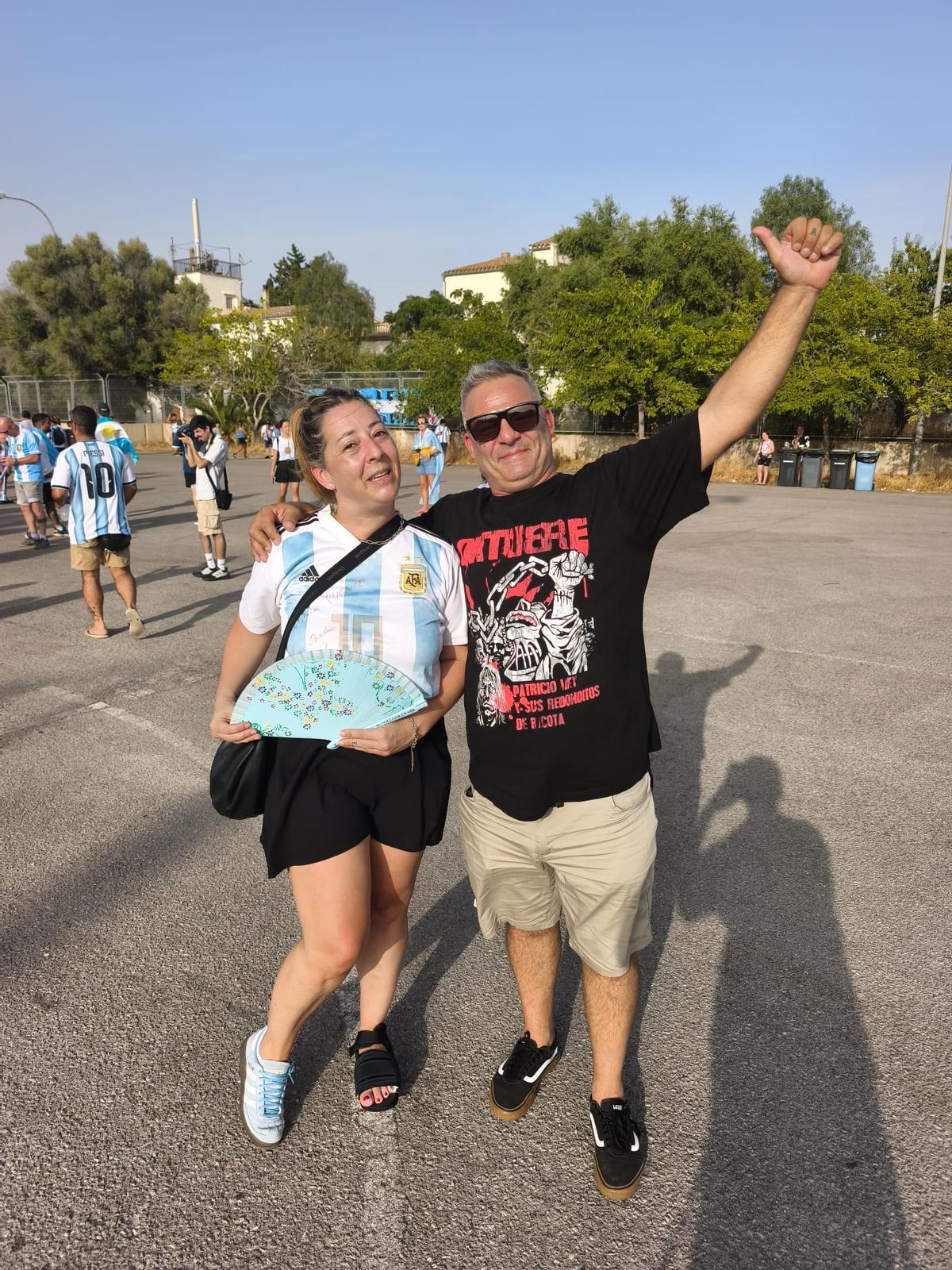 La final del Mundial, en Mallorca: La 'fan zone' de Argentina en Son Moix