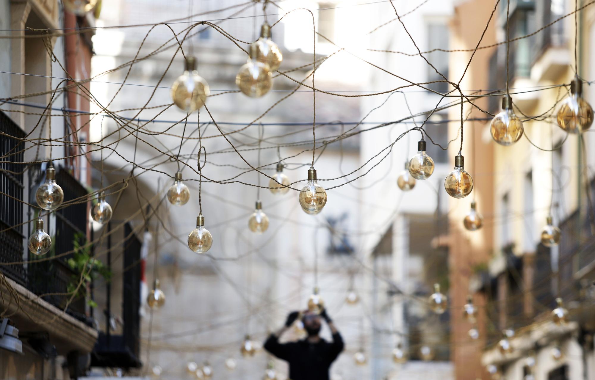 Luces de Navidad en Málaga 2021, así queda la calle San Juan