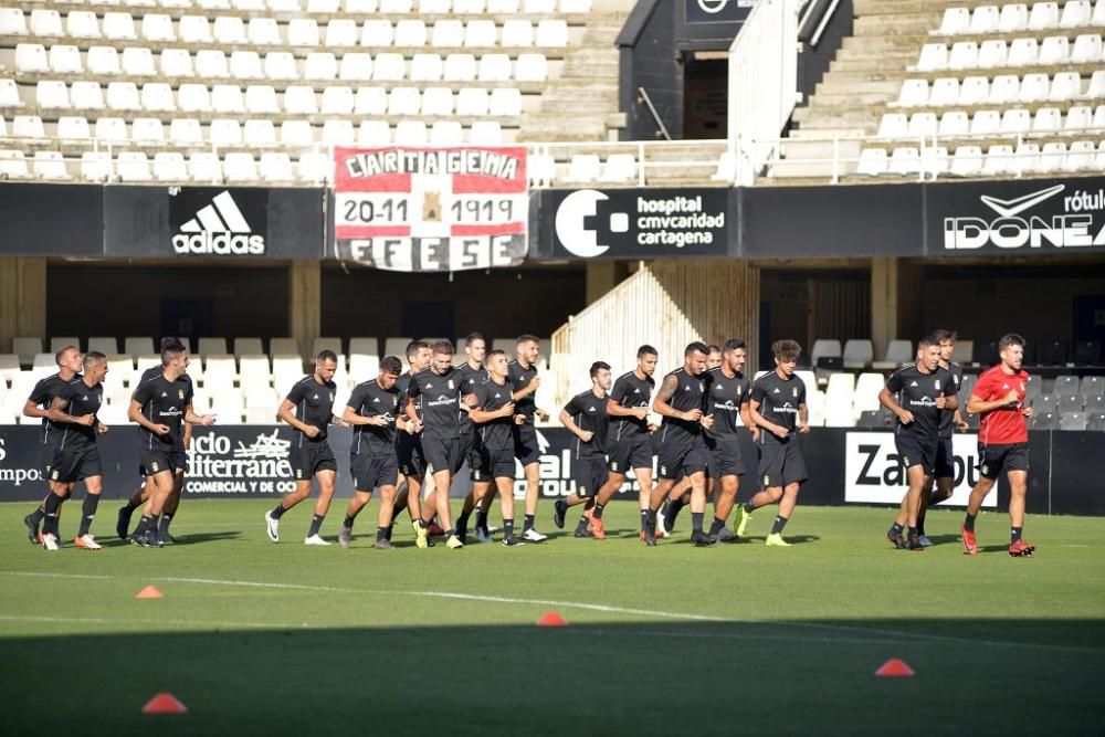 Entrenamiento del FC Cartagena en el Cartagonova (07/06/2019)