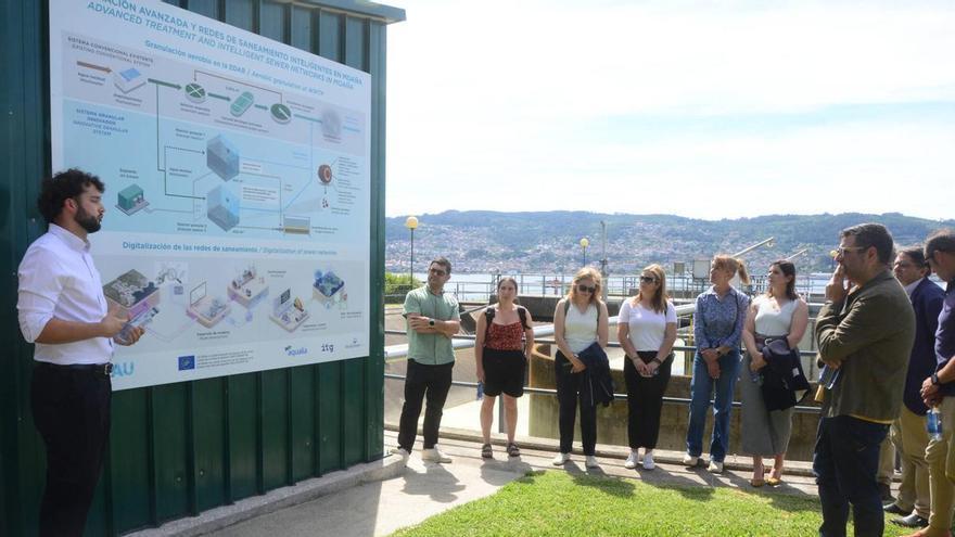 Moaña completa la sensorización del saneamiento y el aumento de capacidad de la EDAR sin necesidad de obras y se marca nuevos objetivos como reutilizar el agua depurada y un tanque de tormentas