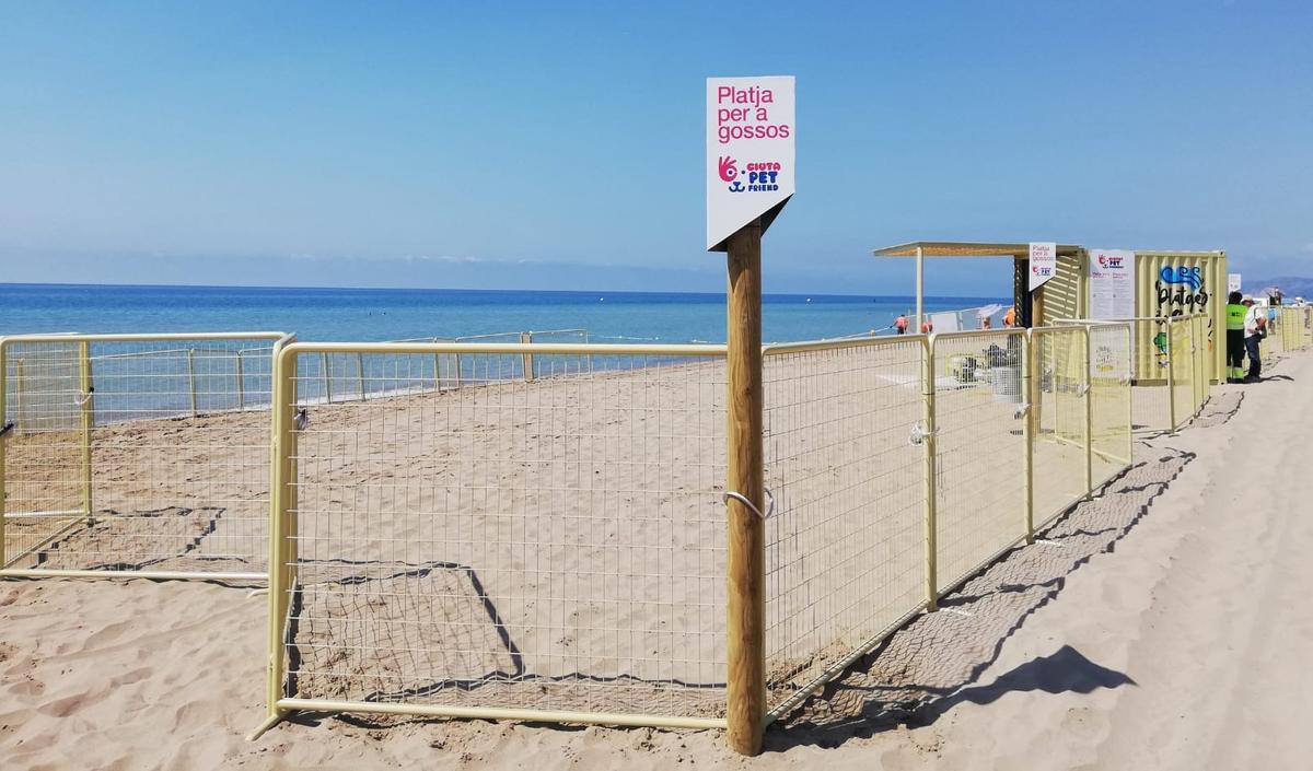 Gavà estrena la primera platja per a gossos del delta del Llobregat i la segona de les platges metropolitanes