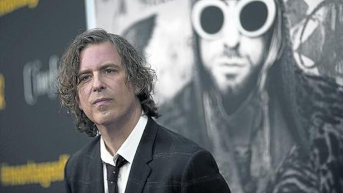 Brett Morgen, en la 'première' de Kurt Cobain. Montage of heck', ayer en el Egyptian Theatre de Hollywood.