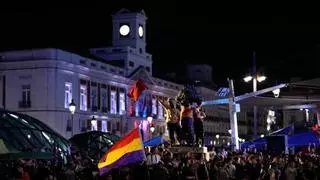 Quinta noche de acampada en Sol por el derecho a una vivienda digna