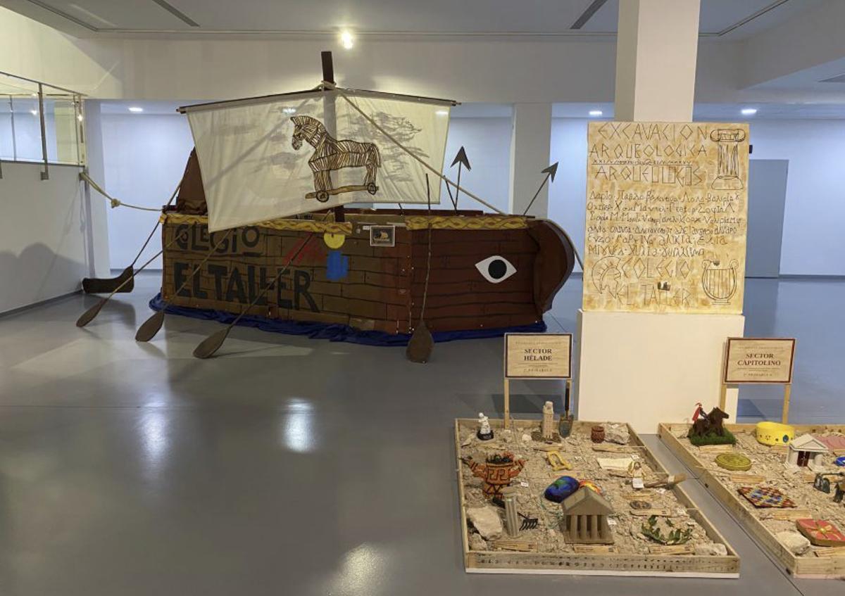 Algunas obras de la muestra en el Mudem. | L.O.