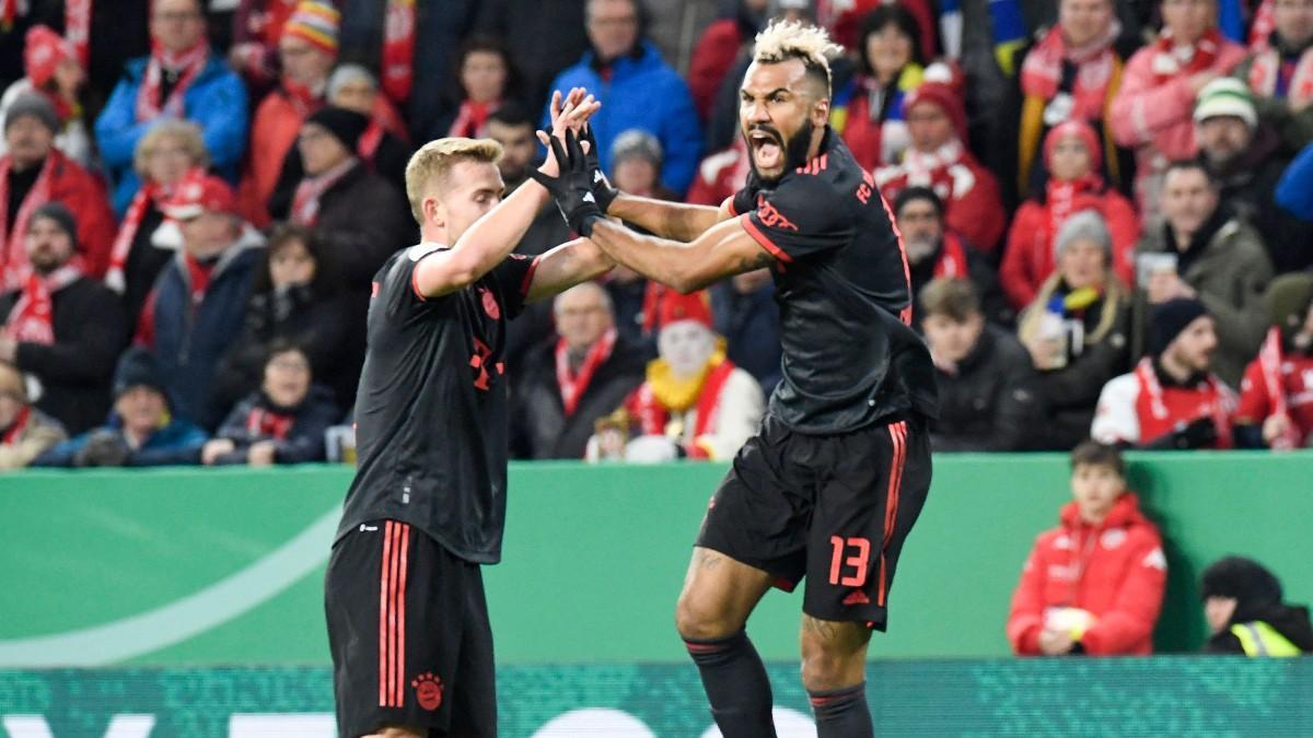 Jugadores del Bayern celebrando un gol