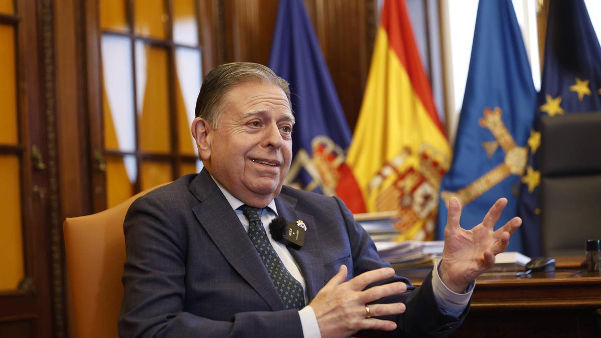 Canteli, en su despacho.