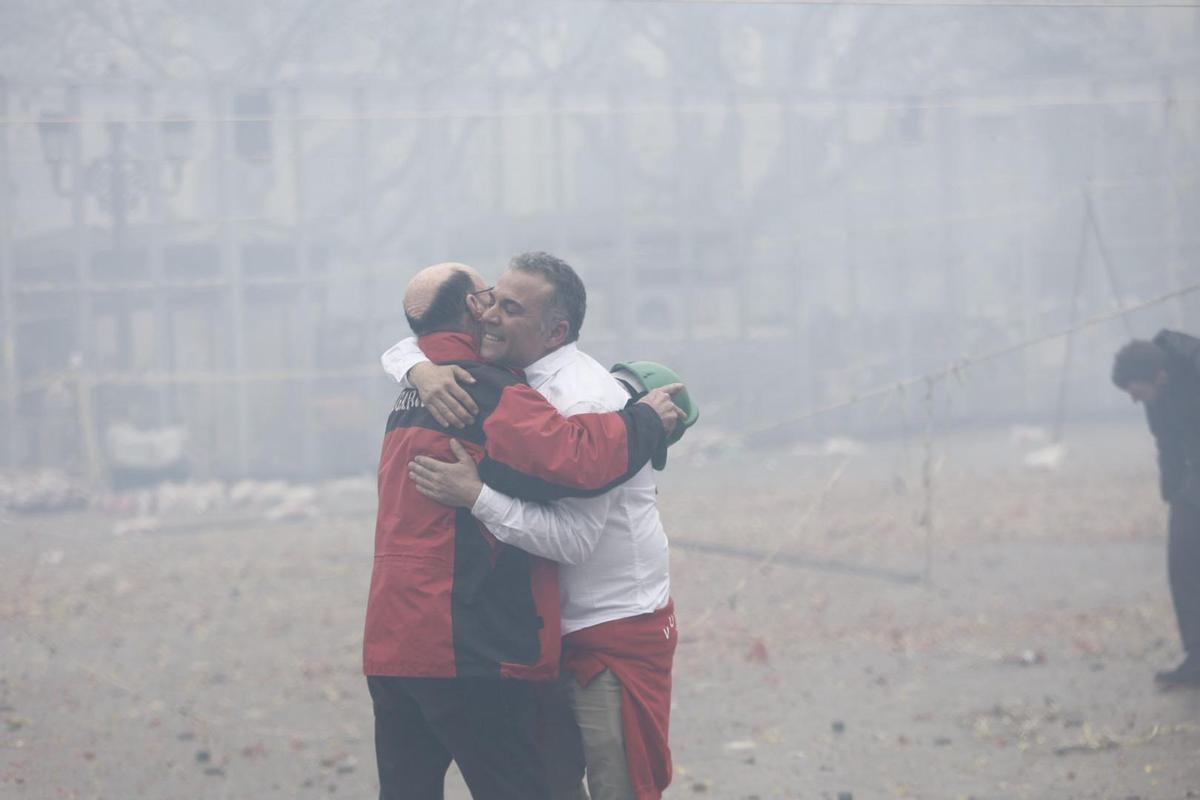 La mascletà del 17 de marzo, en imágenes