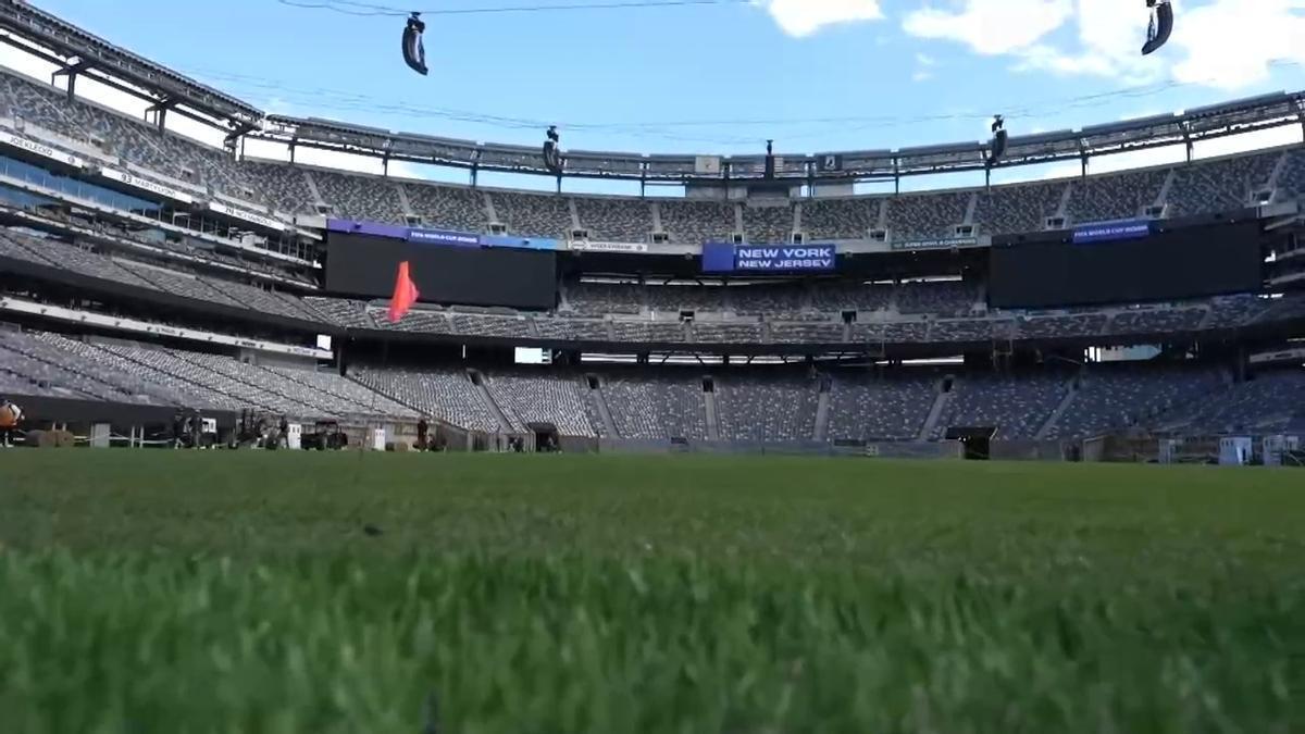 El estadio MetLife, sede de la final del Mundial, comienza su puesta a punto