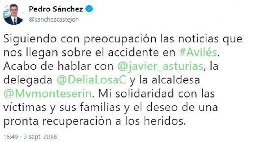 Grave accidente de autobús en Avilés: Las redes sociales se vuelcan con las víctimas