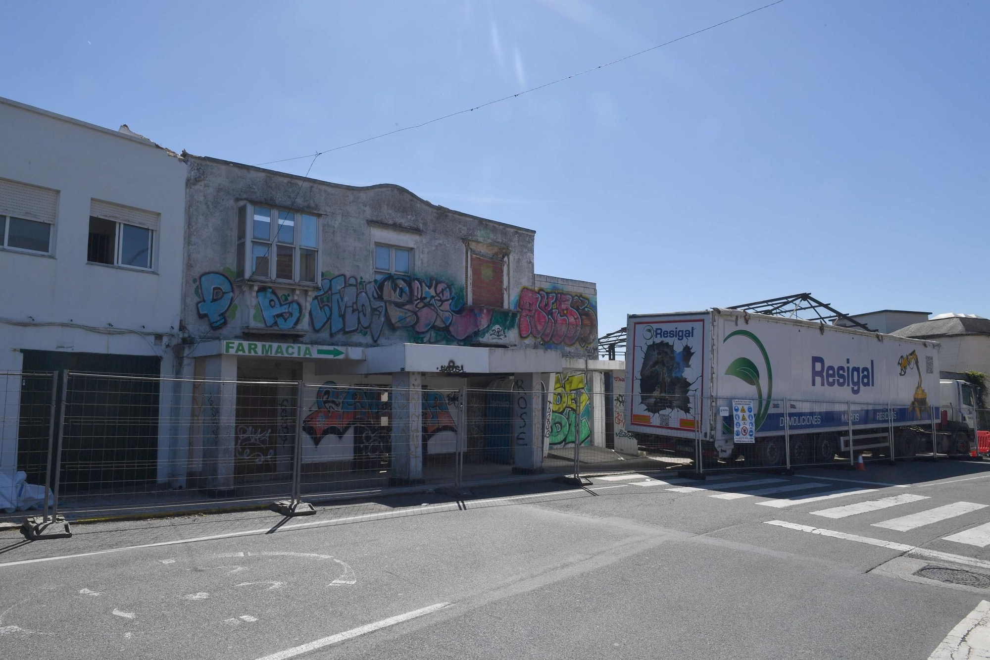 Retiran amianto de la discoteca Pachá, de A Coruña, para preparar el derribo