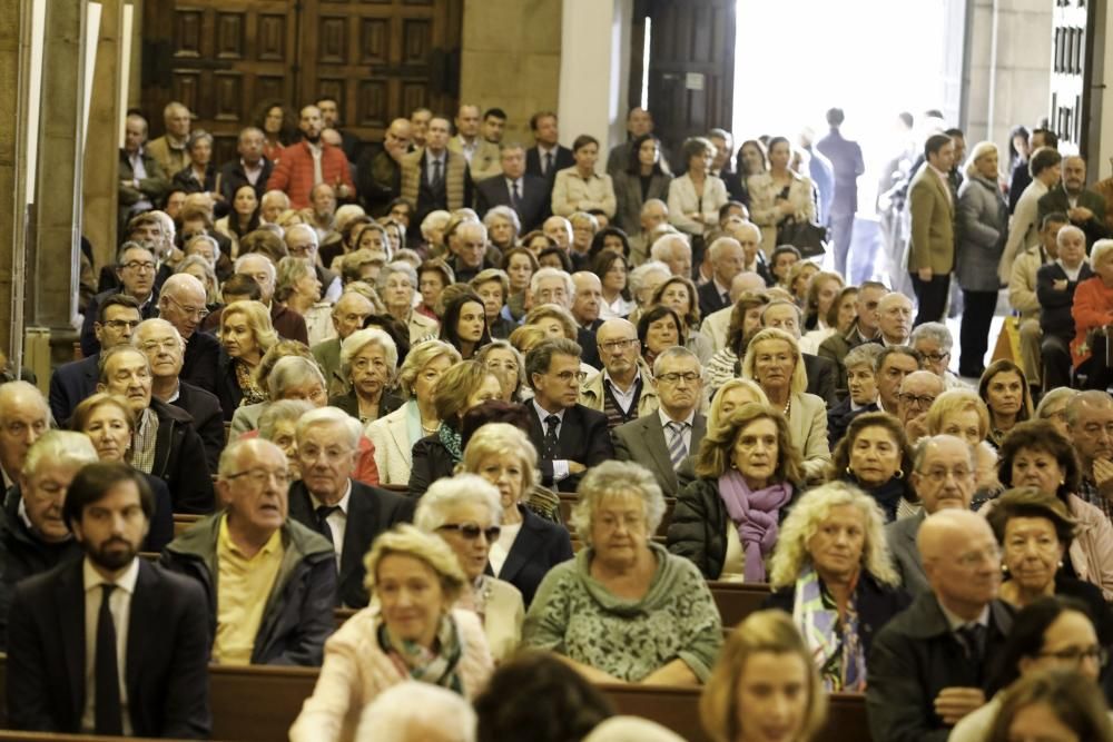 Funeral por Guillermo Quirós Pintado, expresidente de la Cámara de Comercio de Gijón