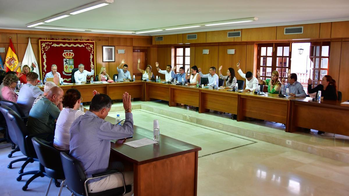 Pleno de este jueves en Tunte.