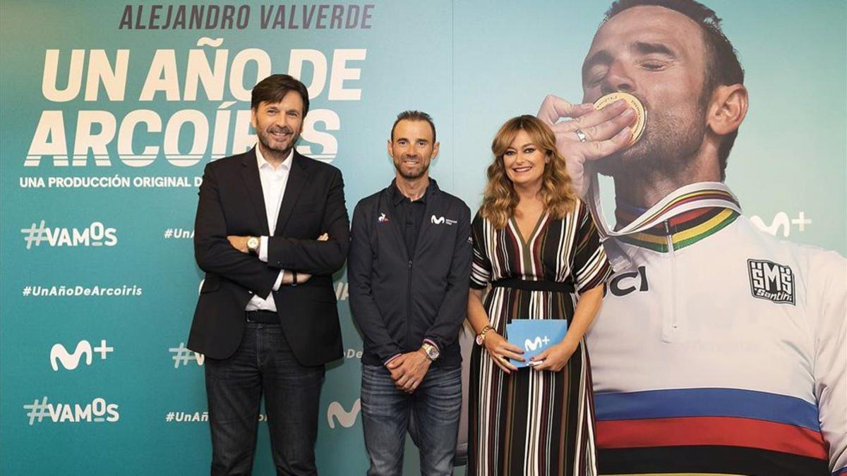 Valverde, en la presentación de su documental &quot;un año de arcoíris&quot;