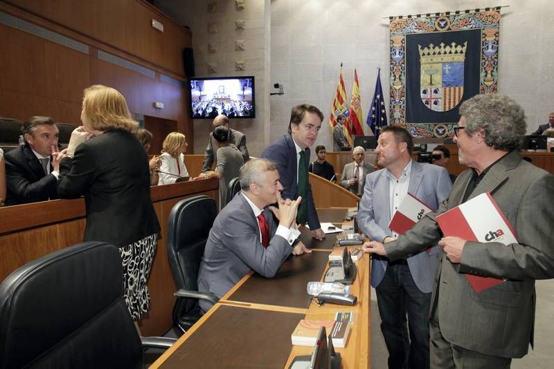 Pleno de investidura en las Cortes de Aragón