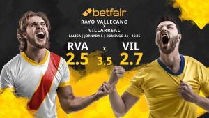 Rayo Vallecano vs. Villarreal: horario, TV, estadísticas, clasificación y pronósticos