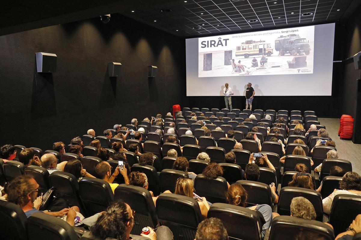 La projecció de "Sirat" al Cinema Truffaut, el passat més de juny.