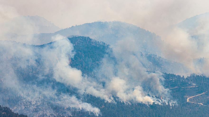 El incendio de Villanueva de Viver contribuye al récord de emisiones para un mes de marzo en España