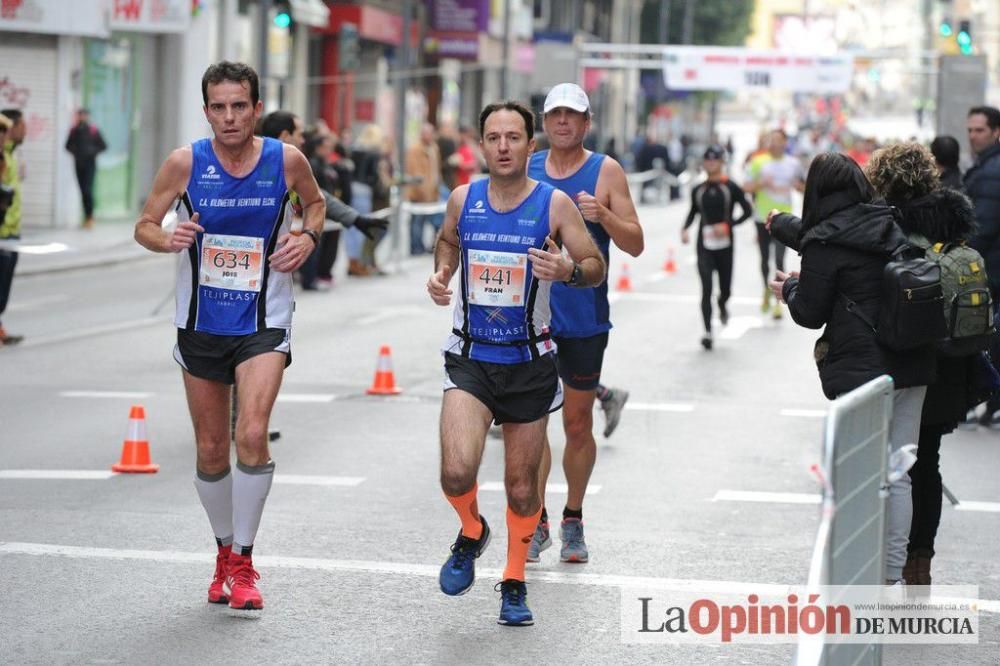 Murcia Maratón y 10 k. Paso por la Gran Vía