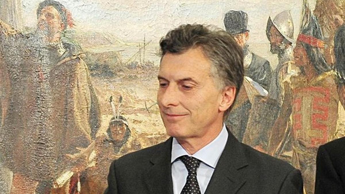 Macri está en el palco del Camp Nou