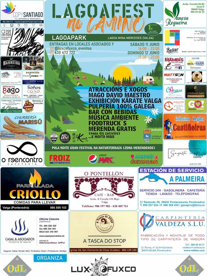 El cartel de la actividad.